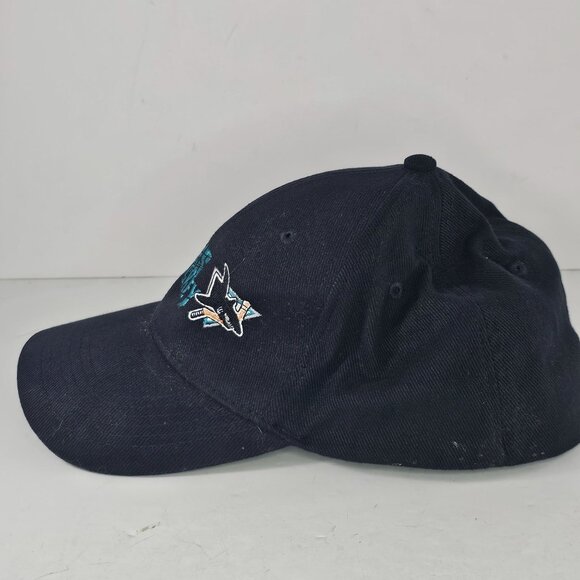 San Jose Sharks Hockey Cap Hat Black L/XL It'll Swallow You Whole - Picture 5 of 8